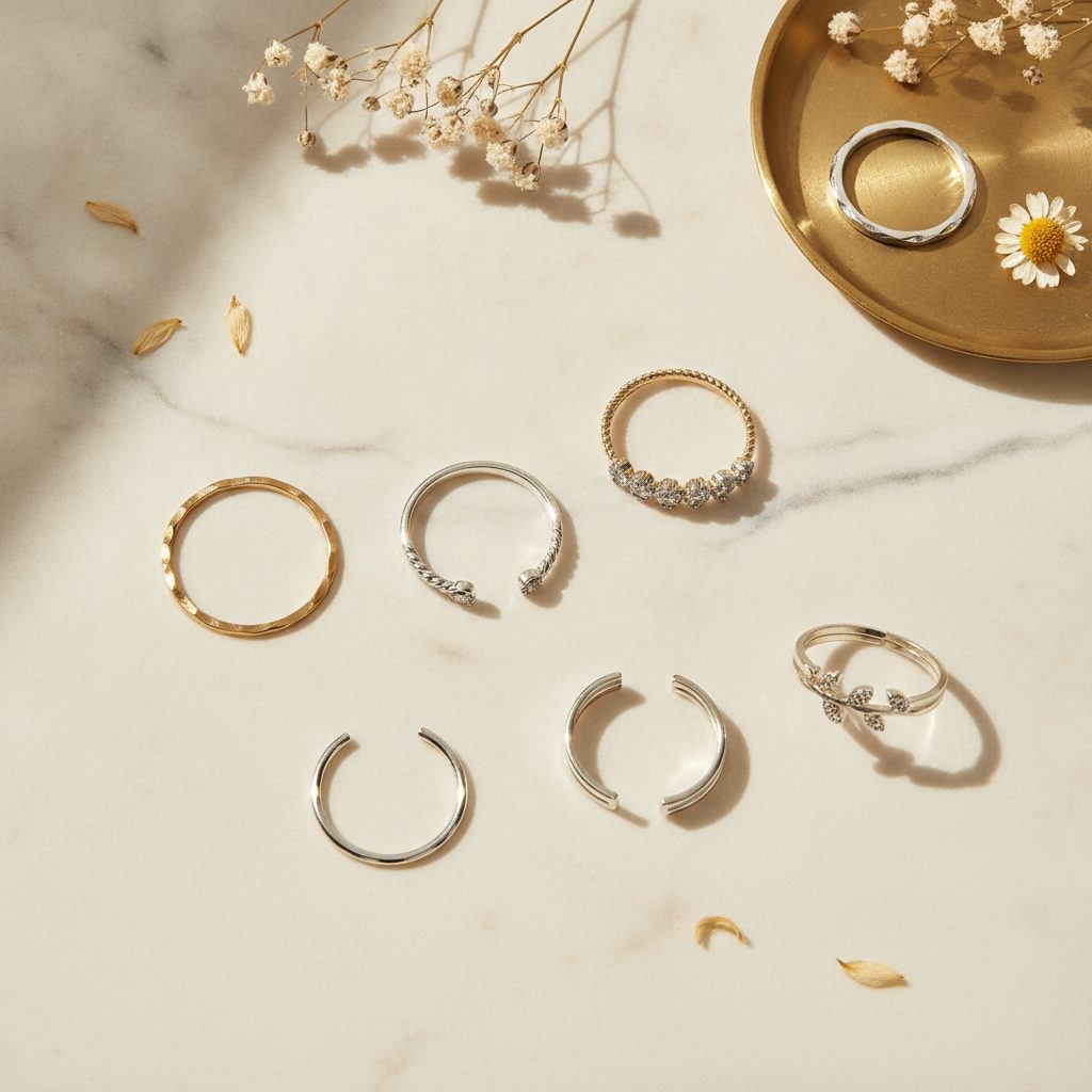Sole and Spark toe rings collection